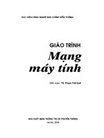 Giáo trình mạng máy tính  phần 1   phạm thế quế
