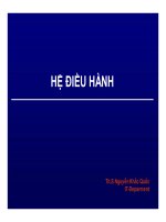 Bài giảng hệ điều hành windows   ths  nguyễn khắc quốc