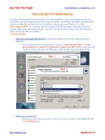 Cách cài đặt FTP trong win 2k 