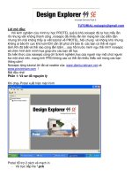 Hướng dẫn tự học design explorer 99 SE