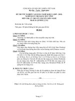 Đề thi tốt nghiệp cao đẳng nghề khóa i (2007   2010) môn quản trị mạng máy tính  đề thi lý thuyết số 12 