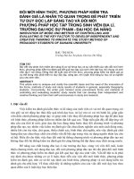 Đổi mới hình thức kiểm tra đánh gía