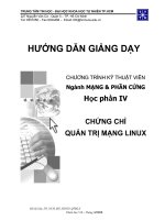 Hướng dẫn quản trị mạng linux