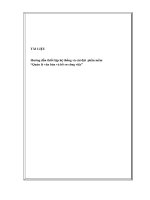 Hướng dẫn thiết lập hệ thống và cài đặt phần mềm quản lý văn bản và hồ sơ công việc