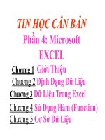 Bài giảng tin học căn bản  phần 4