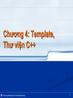 Bài giảng phương pháp lập trình hướng đối tượng   chương 6  template, thư viện c