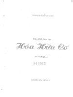 Giáo trình thực tập hóa hữu cơ