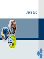 NHẬP môn lập TRÌNH HƯỚNG đối TƯỢNG   CHƯƠNG 8