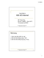 Bài giảng tổng quan về cài đặt và quản trị mạng  chương 4   bùi trọng tùng 