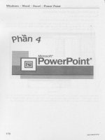 Giáo trình tin học văn phòng (phần 4)   NXB giáo dục