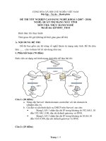 Đề thi tốt nghiệp cao đẳng nghề khóa i (2007   2010) môn quản trị mạng máy tính  TH14 