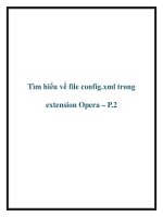 Tìm hiểu về file config xml trong extension opera p 2