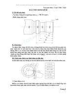 dao tiện định hình cắt gọt kim loại