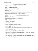 skkn công tác giáo dục ý thức bảo vệ môi trường trong nhà trường 