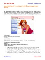 Chèn hình ảnh và thay màu chữ trên nền của folder trong win XP 