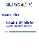 Bài giảng nhập môn mạch số  chương 6   hà lê hoài trung
