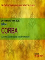 Bài giảng lập trình ứng dụng mạng  bài 4   GV  võ tấn dũng