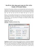 Sửa lỗi các chức năng quan trọng của win với reenable 2 0 portable edition 