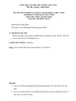 Đề thi tốt nghiệp cao đẳng nghề khóa i (2007   2010) môn quản trị mạng máy tính  TH34 