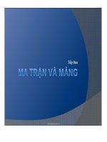 Bài giảng matlab  chương 3