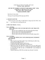 Đề thi tốt nghiệp cao đẳng nghề khóa i (2007   2010) môn quản trị mạng máy tính  TH04 