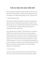 Giữ an toàn cho máy tính mới 