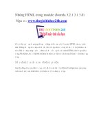 Nhúng HTML trong module (joomla 3 2 1 3 1 3 0) 