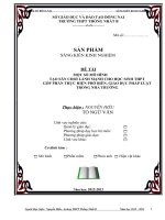 skkn một số mô hình tạo sân chơi lành mạnh cho học sinh THPT góp phần thực hiện phổ biến giáo dục pháp luậ