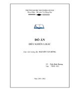 ĐỒ án điều KHIỂN LOGIC 