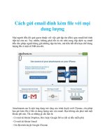 Cách gửi email đính kèm file với mọi dung lượng 