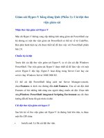 Giám sát hyper v bằng dòng lệnh (phần 1)  cài đặt thư viện giám sát 