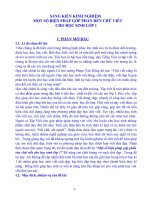 SÁNG KIẾN KINH NGHIỆM MỘT SỐ BIỆN PHÁP GÓP PHẦN RÈN CHỮ VIẾT  CHO HỌC SINH LỚP 1