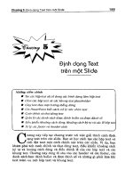 Ebook tự học các kỹ năng cơ bản microsoft office powerpoint 2010 cho người mới sử dụng  phần 2   ths  nguyễn công minh