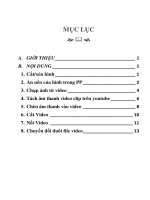 CHUYÊN đề CÁCH xử lý tư LIỆU PHIM ẢNH để CHÈN vào GIÁO án điện tử 