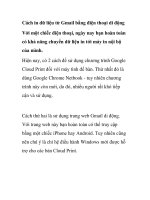 Cách in dữ liệu từ gmail bằng điện thoại di động