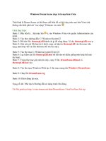 Windows dream scene chạy trên mọi bản vista 