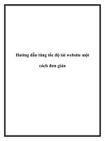 Hướng dẫn tăng tốc độ tải website một cách đơn giản 