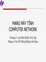 Bài giảng mạng máy tính  chương 5   cđ CNTT hữu nghị việt hàn