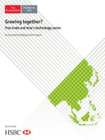 Growing together free trade and asia’s technology sector 