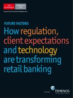 Future factors  how regulation, client expectations and technology are transforming retail banking 