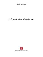 Ebook thủ thuật tăng tốc máy tính  phần 1   đoàn khắc độ