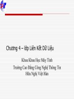 Bài giảng mạng máy tính  chương 4   cđ CNTT hữu nghị việt hàn