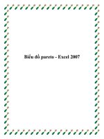 Biểu đồ pareto   excel 2007