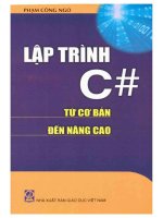 Ebook lập trình c từ cơ bản đến nâng cao  phần 1   phạm công ngô