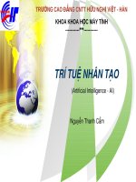Giáo trình trí tuệ nhân tạo   chapter 1
