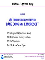 Bài giảng môn lập trình mạng  chương 8   TS  nguyễn văn hiệp