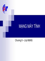 Bài giảng mạng máy tính  chương 6   cđ CNTT hữu nghị việt hàn