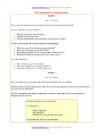 sample speaking test