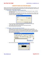 Chèn âm thanh vào trong văn bản word 