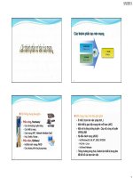 Bài giảng học phần mạng máy tính   phần 2   các thành phần cơ bản của mạng